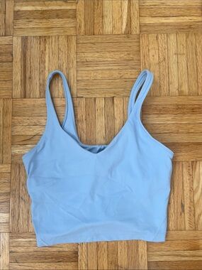 lululemon athletica Light Blue Sports Bra.  No pads in the bra
